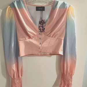 Brand new with tags ombre blouse